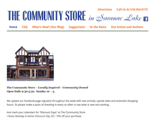 Tablet Screenshot of community-store.org